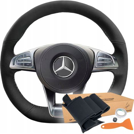 MODELLO DI RIFINITURA DEL COPRIVOLANTE PER MERCEDES BENZ AMG A45 C43 C63 S500 (1/5)