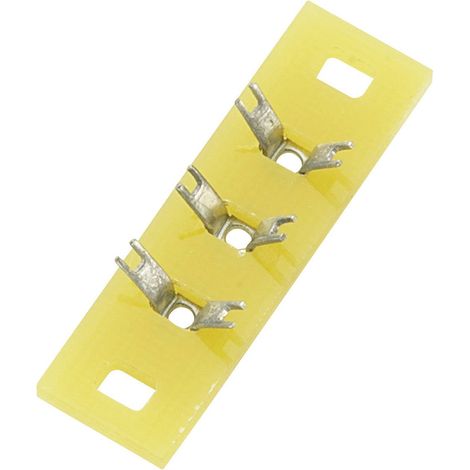 Barrette à souder simple rangée TRU COMPONENTS 530418 Nbr total de pôles 3 Epoxy (L x l x H) 30 x 9 (1/2)