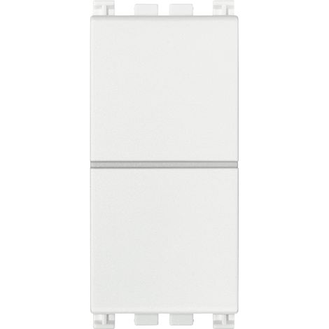VIMAR - 19066.B Due pulsanti indipend. NO+NO 10A bianco