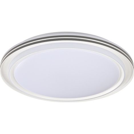 Plafoniera LED 144W 11520lm 3000-6000K 50cm Bianco/Grigio Dimmerabile Serie Yunke