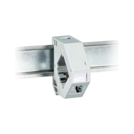 Support adaptateur pour rail DIN pour module Keystone, 1 port