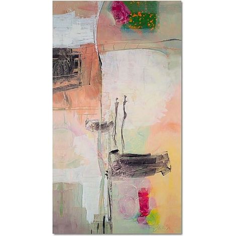 Tableau bois 7 abstraction - 50 x 70 cm (1/4)