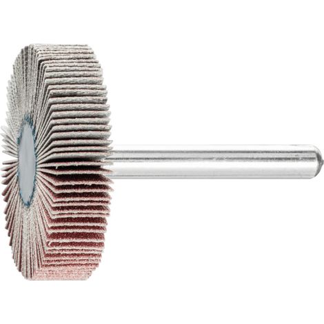 PFERD TOOLS Korund Fächerschleifer F Ø 40x10mm Schaft-Ø 6 mm A240 für Feinschliff und Finish 10 Stk (1/5)