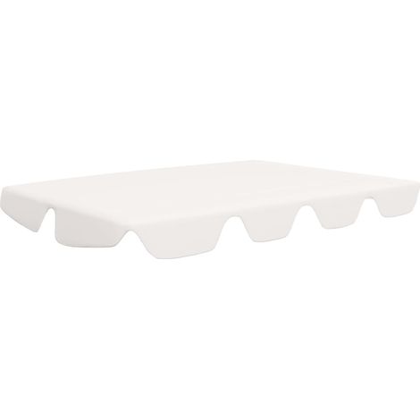 Maison Exclusive - Baldacchino per Dondolo Giardino Bianco 150/130x105/70 cm