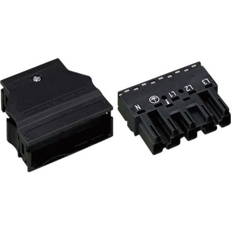 WAGO 770-115/K010-165 Netz-Steckverbinder WINSTA MIDI Stecker, gerade Gesamtpolzahl: 4 + PE 25 A Sch (1/3)