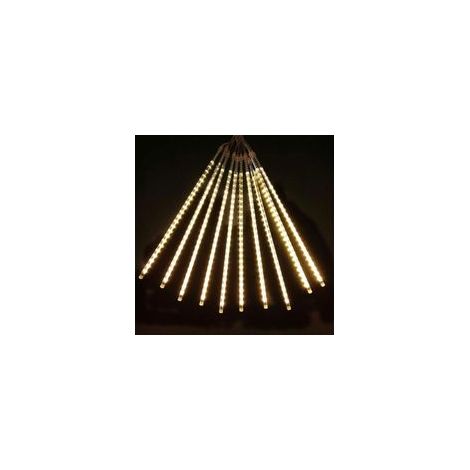 Dekorative Lichter, Meteoritenschauer-Lichter, wasserdichte Regenlichter, geeignet für die Dekoration von Innen- und Außenbereichen, z. B. für Hochzeiten, Gärten (Farbe: Gelb, Größe: 30 cm - 1 cm). (1/4)