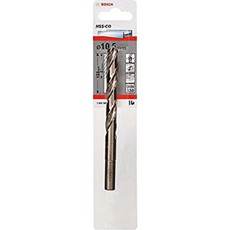 BOSCH TRAPANO PER METALLI HSS-Co 10,5/87mm /1pz. (1/4)