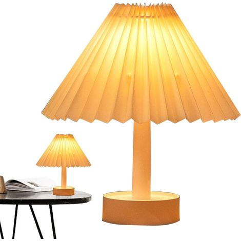Lampe USB rechargeable, lampe de chevet vintage, lueur d'ambiance douce et luminosité réglable, veilleuse de bureau élégante, décoration de maison et de bureau, 9,1 x 18,8 cm (1/5)
