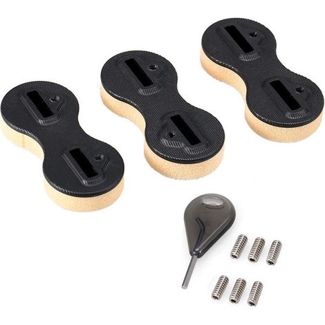 9-graads-Fusion-vinbox, surfplank-FCS, witte, robuuste, duurzame PVC-vin-FCS-plug voor surfplank-surfen