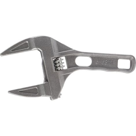 Verstellbarer Aluminium-Badezimmer-Schraubenschlüssel mit breiter Öffnung zur Reparatur von Waschbeckenabflüssen, Spannbereich von 6 bis 68 mm (1/5)