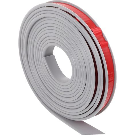 Ruban adhésif souple à bords flexibles en TPE gris 16 mm x 5 m (1/5)