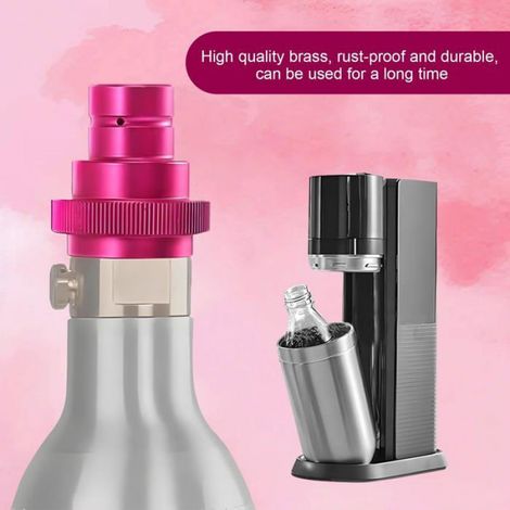 Adaptateur de CO2 à dégagement rapide, compatible avec Soda-Stream Duo, Terra et Art, pour bouteilles de 425 g et 60 L. (1/4)
