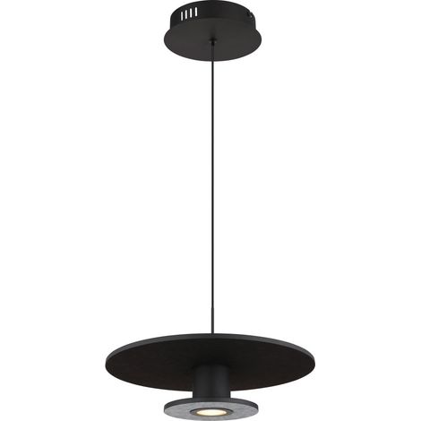 Globo - lampada a sospensione - CARTER - nero - metallo - Ø 38cm