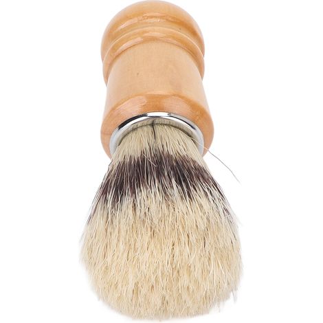 Brosse à barbe en bois naturel pour soin du visage et nettoyage de la peau - Accessoire rasage homme (1/5)