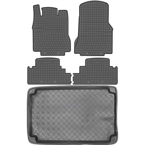 Juego de alfombrillas de goma para coche y maletero para Mercedes Clase A W168 Hatchback (1997-2004).