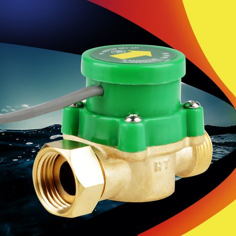 Capteur de débit d'eau HT-120, AC220V 0.5A, filetage G1/2" 1/2", interrupteur de flux pour pompe, 1 pièce (1/5)