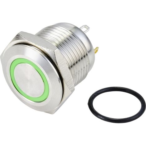 TRU COMPONENTS TC-10090916 GQ16F-10E/J/G/24V/S Vandalismusgeschützter Drucktaster 48 V/DC 2 A 1 x Au (1/2)