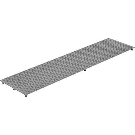 Gitterrost Auflage genoppt - Gitterrostauflage mit Rutschhemmung 800x200 mm