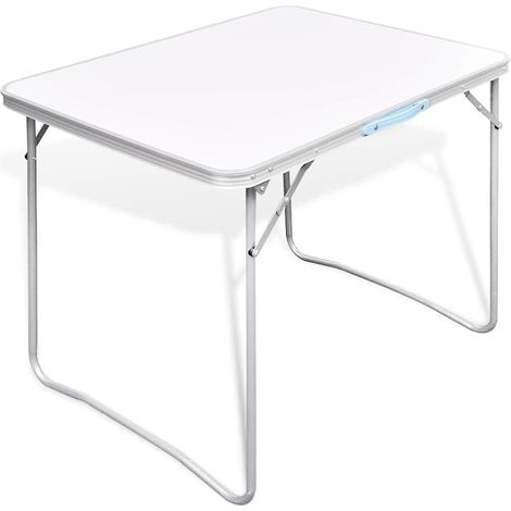 Tavolo da Campeggio Pieghevole con Telaio in Metallo 80x60 cm vidaXL (1/5)