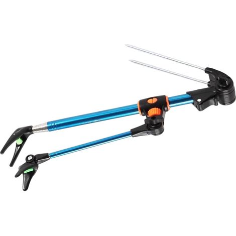 Support télescopique épais pour canne à pêche à double usage, réglable, cadre pliable et durable (1/5)