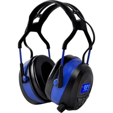 Kapselgehörschutz Bluetooth mit FM MP3 LCD 25 dB für Garten (1/5)