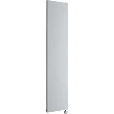 Milano Riso Electric White Flat Panel Vertical Radiator - 1800mm x 400mm (1/5)