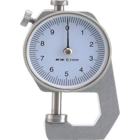 Jauge d'épaisseur numérique, cadran rond, 0,1 mm, précision pour papier, cuir, tôle (1/4)