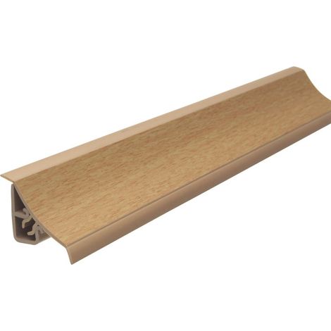 Wandanschlußprofil 260 cm 23x25 Buche inkl. Befest. (1/2)
