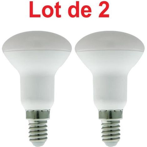 Lot de 2 Ampoules LED R50 5W E14 420Lm 3000K blanc chaud