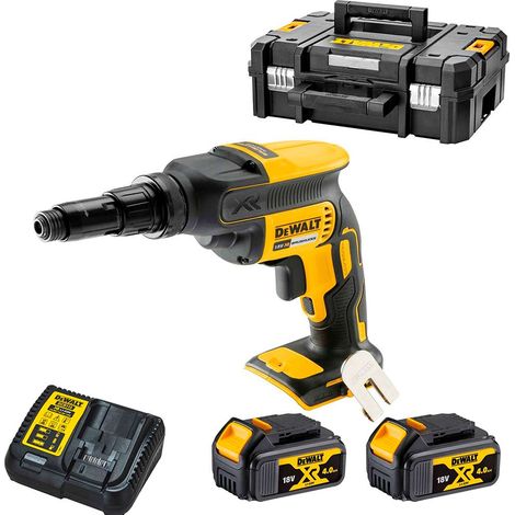 DeWALT DCF622M2 Cordless 18V Brushless Self Drilling TEK Screwdriver With 2x4Ah Batts, Charger And Case (1/3)