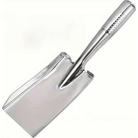 1 truelle de jardin en acier inoxydable de 27,6 cm, pelle à main à tête carrée, outil pour creuser, planter, transplanter, désherber, ameublir le sol, outil de jardinage pour intérieur et extérieur (1/5)