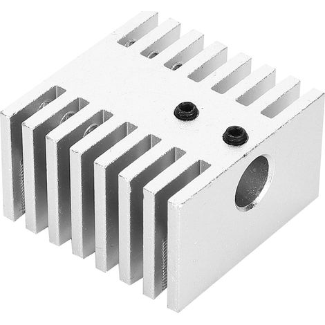 Bloc dissipateur thermique à tête unique en alliage d'aluminium extrudé pour imprimante 3D DIY (1/5)
