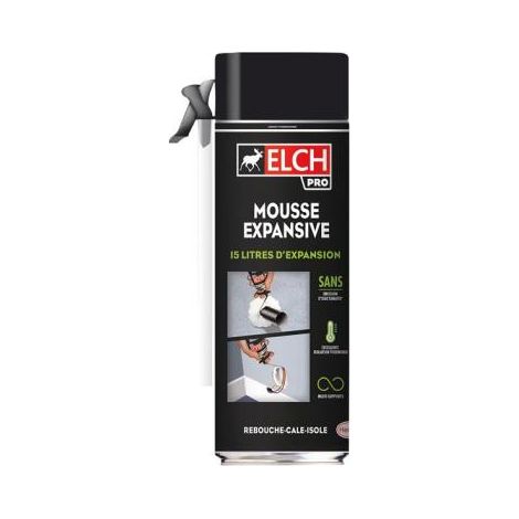 Elch Multi-Trabajos espuma expansiva incolora 345ml aislamiento