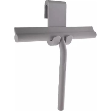 Essuie-glace en verre, silicone, fenêtre, miroir de salle de bain, produits d'entretien ménager pour la salle de bain, outil de nettoyage, lame d'essuie-glace, gris (1/5)