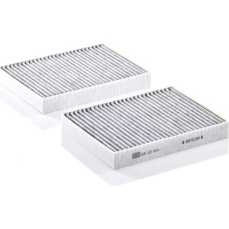 Filtro de habitáculo MANN para BMW Serie 7 (G11/G12) 2015 - 2 unidades con carbón activado.