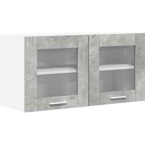 Mueble colgante Gris Concreto y 80 x 31 x 40 cm vidaXL (1/5)