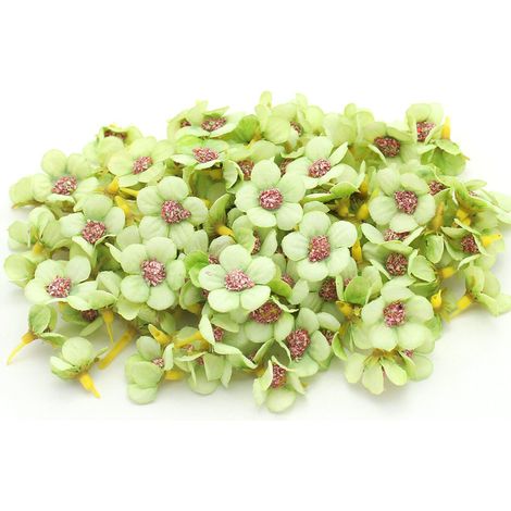 Fleur Artificielle - 100 Pièces - 2,5 cm - Pour Décoration Maison Mariage Fête Voiture - DIY (1/5)