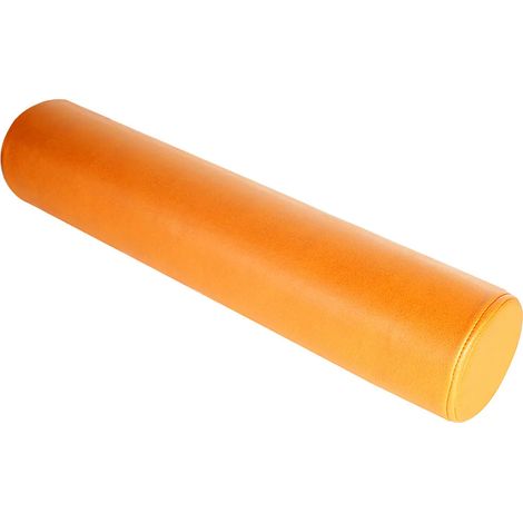 Oreiller cervical, oreiller de soutien lombaire avec housse zippée, résistant à l'usure, respirant, oreiller cylindrique ergonomique (1/5)
