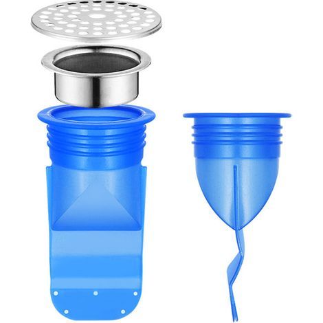 CCYKXA Adjustable Backflow Prevention Silicone Floor Drain for 41-46mm Pipes Prevent Odors, Insects and Backflow (1/5)
