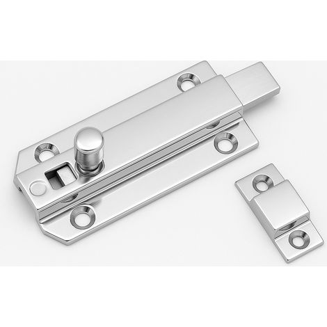 CATENACCIOLO IN OTTONE C/INCONTRO 75 MM CROMO- 10,0 pz