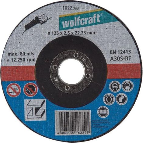 Wolfcraft Trennscheibe für Metall 125 x 2,5 x 22,23 mm (1622099) (1/2)