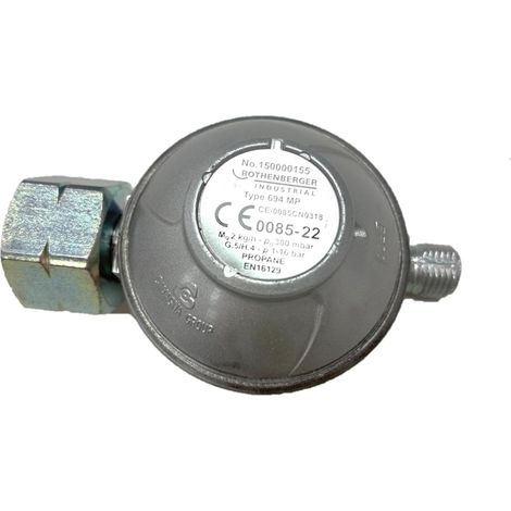 ROTHENBERGER Industrial Gasdruckregler 300 mbar  2 kg/h   Abgangsgewinde 3/4&quot - 1500000155