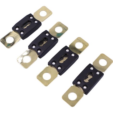 [NIEMALS VERWENDET] Packung mit 2 ANL-Sicherungshaltern mit transparentem Gehäuse und 2 ANL-300A-32VDC-Sicherungen für Audio- und Videosysteme, 300A