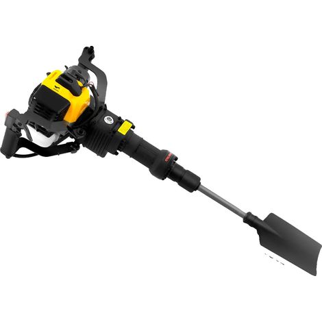 Taladro para árboles, motor de 1250 W, construcción duradera, amarillo. (1/2)