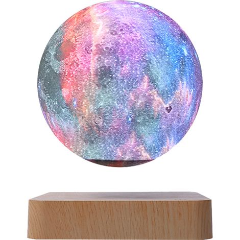 Boule Lévitation Magnétique, Lampe Ambiance LED Couleur Changeante, Décoration Intérieure Créative et Moderne, Idée Cadeau Originale pour Bureau et Salon