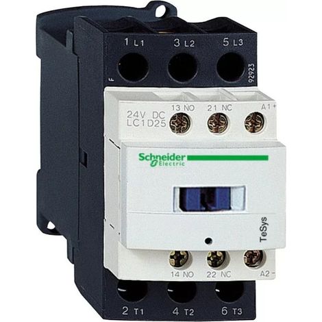 Schneider LC1D25BD TeSys LC1D Contactor - 3P - AC-3 440V - 25A - 24Vdc coil