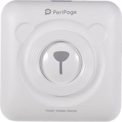 Imprimante thermique sans fil BT - PeriPage - Mini Pocket - Blanc (1/4)