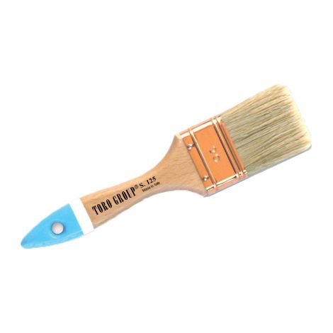 Toro Group Brosse plate S125 manche bois 60 mm soies blondes