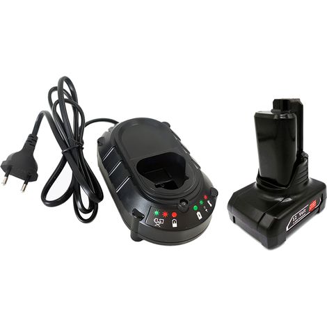 für Bosch GBA 12 V / 10,8 V 4,0 Ah Li-Ion Akku mit Ladegerät GAL 12V-40 Ersetz für Bosch 2607336027 2607336333 1600Z0002Y GSR GOS GDR Akkupack (1/5)