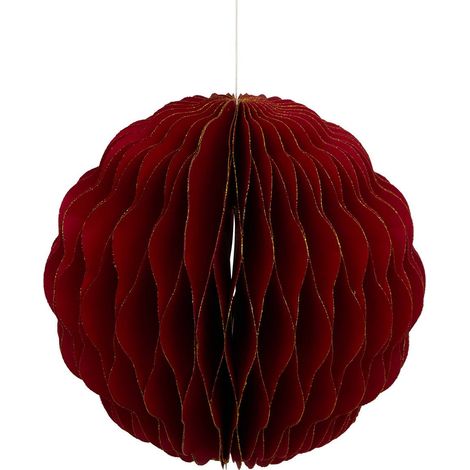 COLGADOR DE PAPEL PALLO ROJO D30 - Feeric lights & christmas (1/5)